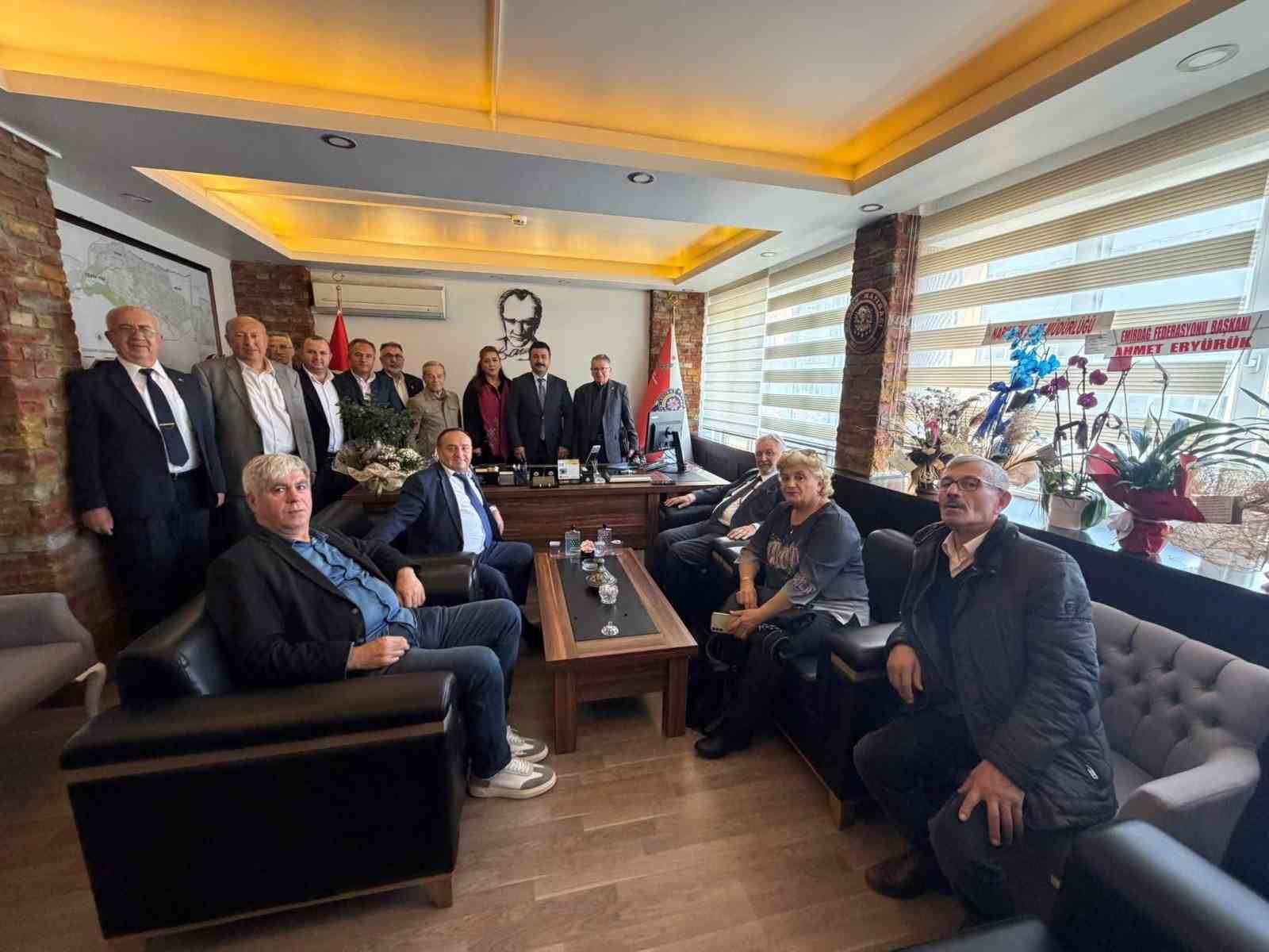 Eskişehir’deki sivil toplum kuruluşlarından İlçe Emniyet Müdürü Sivri’ye ziyaret — görsel 2