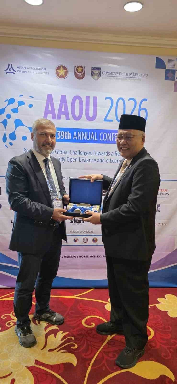 Anadolu Üniversitesi Rektörü Prof. Dr. Adıgüzel, AAOU 2026 Konferansı’nda Türkiye’yi temsil etti — görsel 4