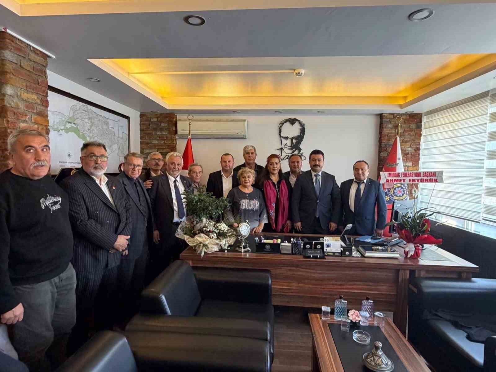 Eskişehir’deki sivil toplum kuruluşlarından İlçe Emniyet Müdürü Sivri’ye ziyaret — görsel 1