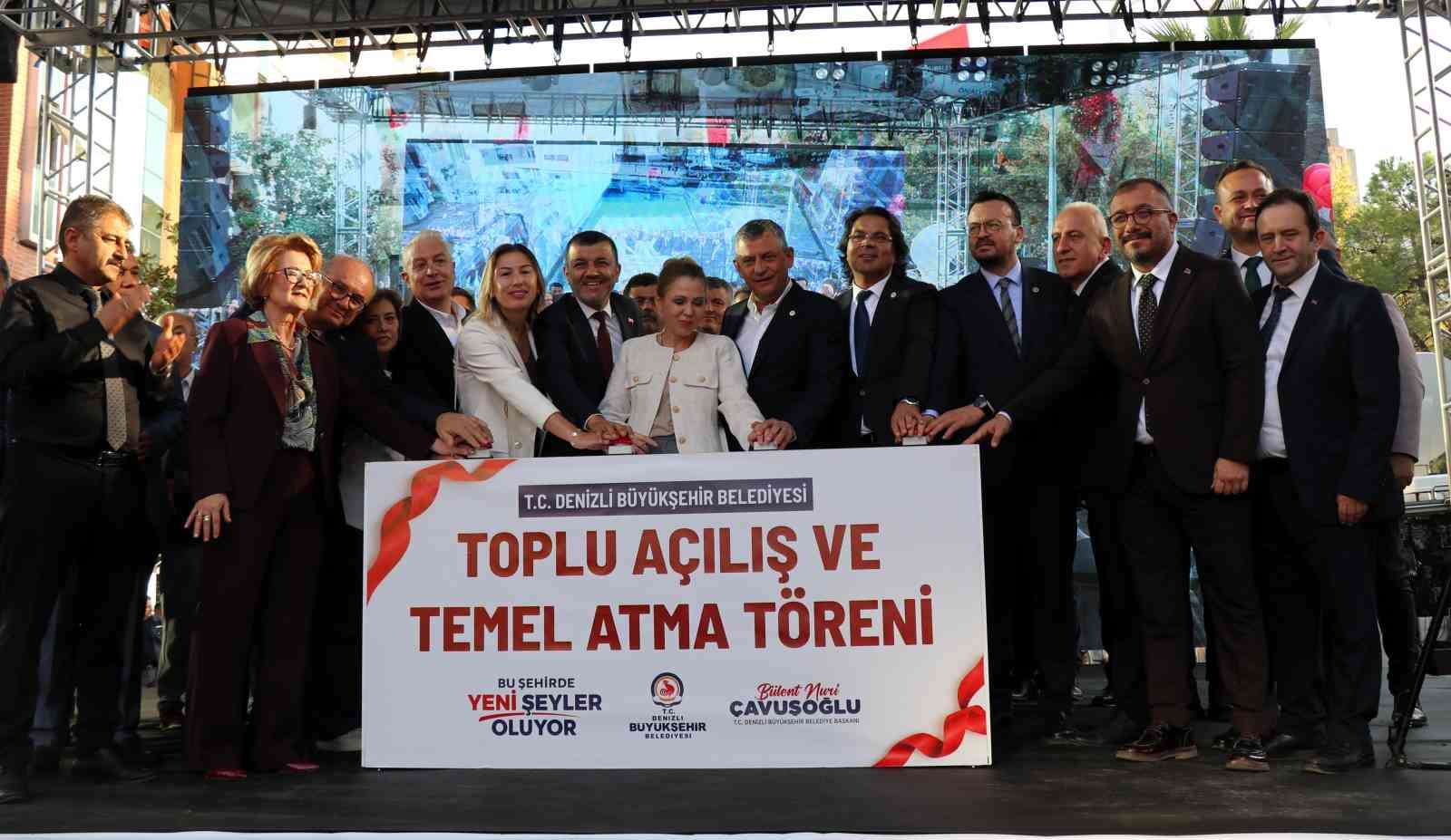 Yeni Parti Genel Başkanı Özel, Denizli’de toplu açılış törenine katıldı — görsel 14