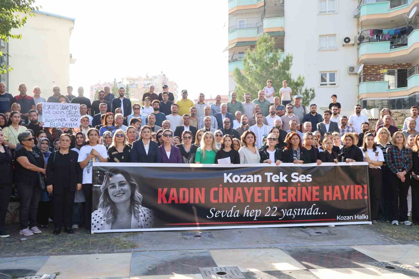Kozan’da kadınlar, katledilen Sevda için tek ses oldu — görsel 1