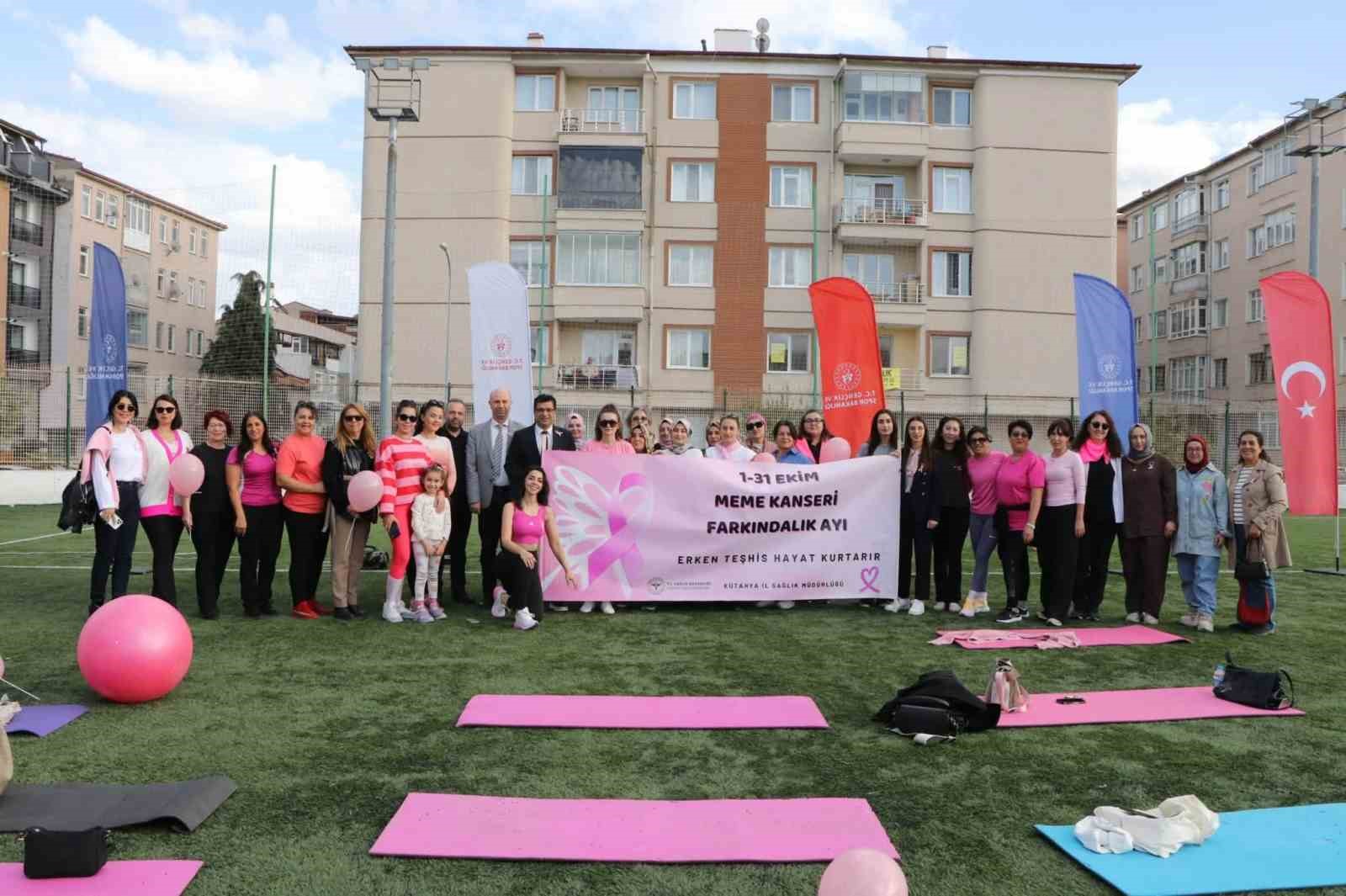 Kütahya’da "Pembe Pilates" etkinliğiyle meme kanserinde erken tanıya dikkat çekildi — görsel 6